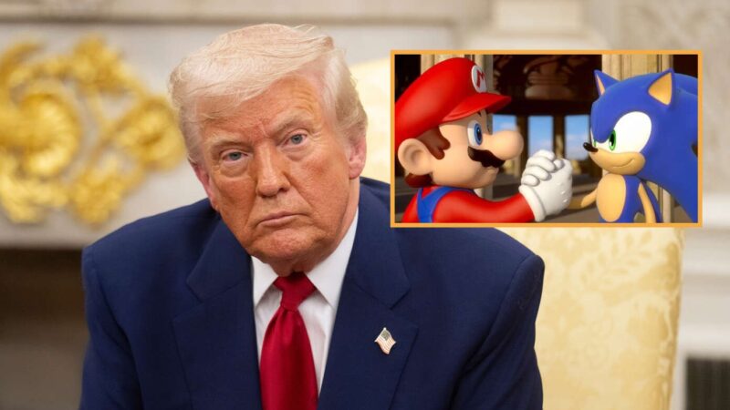 Trump Invites Mario & Sonic To White House To Strike Historic Peace Deal