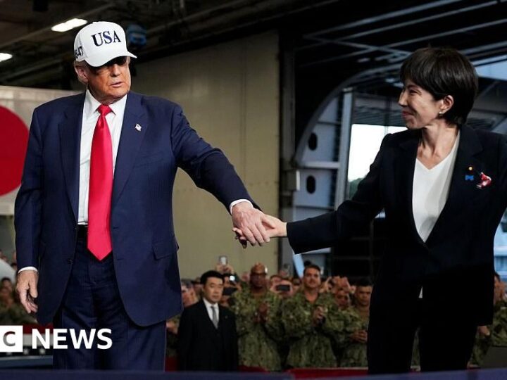 Trump ends Japan leg of Asia tour after meeting Sanae Takaichi