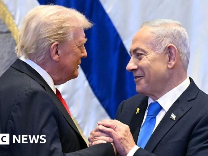 Trump touts ‘dawn of a new Middle East’ in address to Israeli parliament