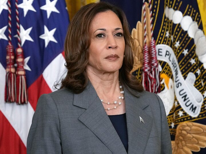 Harris says Americans can’t trust DOJ under Trump in MSNBC interview
