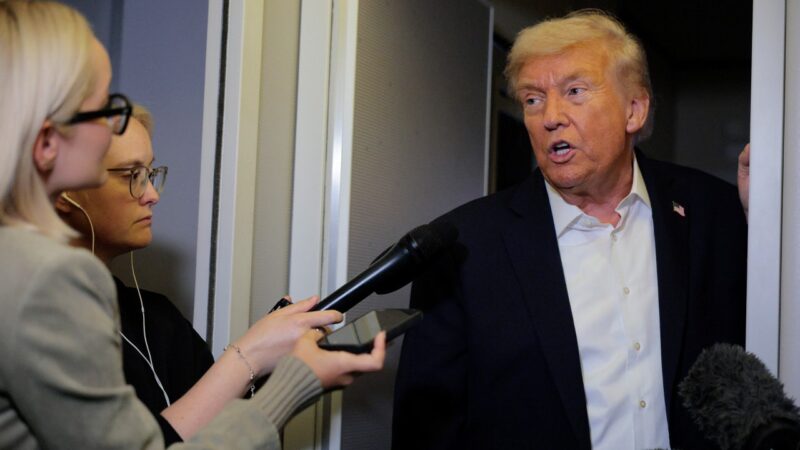 Donald Trump declines to commit on two-state solution after hostages freed