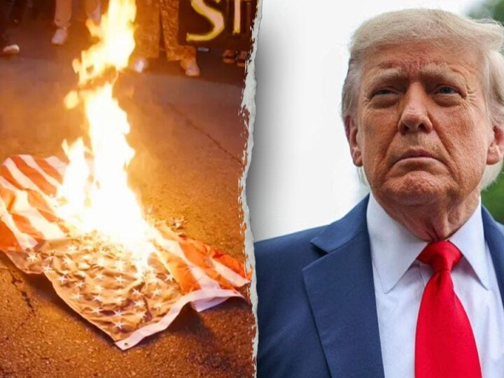 Trump orders immediate arrests for flag burning with 1-year prison term