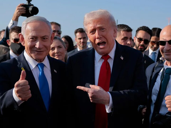 Trump hailed as peace broker abroad, divisive figure at home