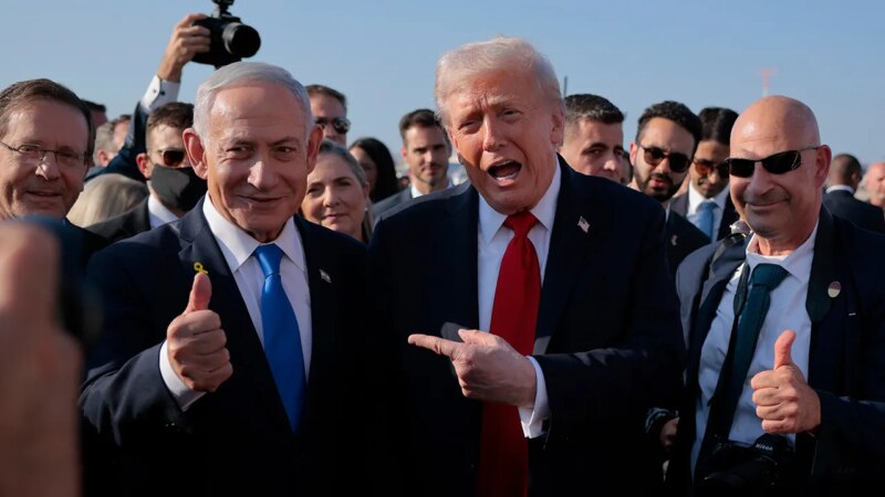 Trump hailed as peace broker abroad, divisive figure at home