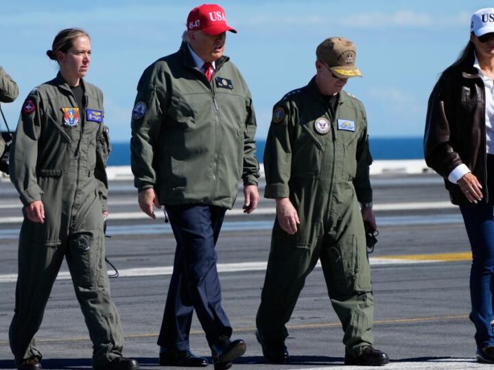 White House urged firing live bombs, not dummies, for Trump’s visit to Navy celebration: AP sources