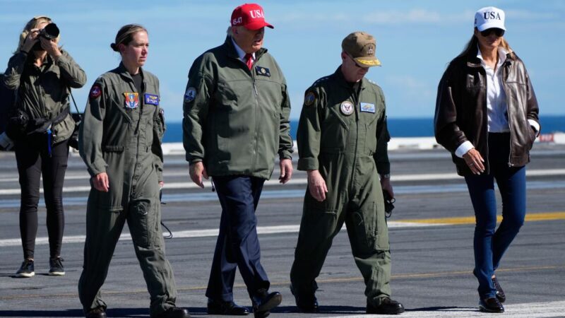 White House urged firing live bombs, not dummies, for Trump’s visit to Navy celebration: AP sources
