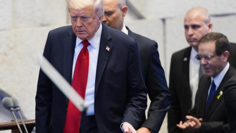 Trump is in Israel to tout a ceasefire he believes could foster lasting Middle East peace