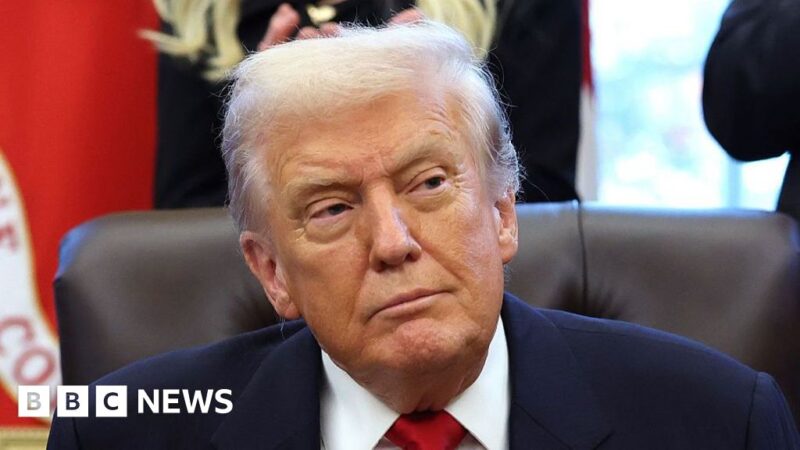 Trump says he has ‘obligation’ to sue BBC over speech edit