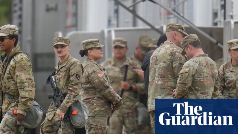 Trump has ‘blurred’ line between military and politics, ex-officers warn | US military