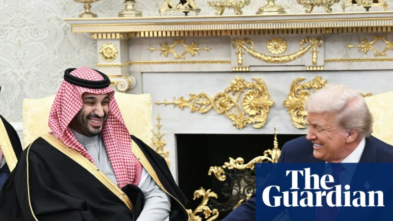 Trump shrugs off Khashoggi murder during Saudi prince’s White House visit | Donald Trump