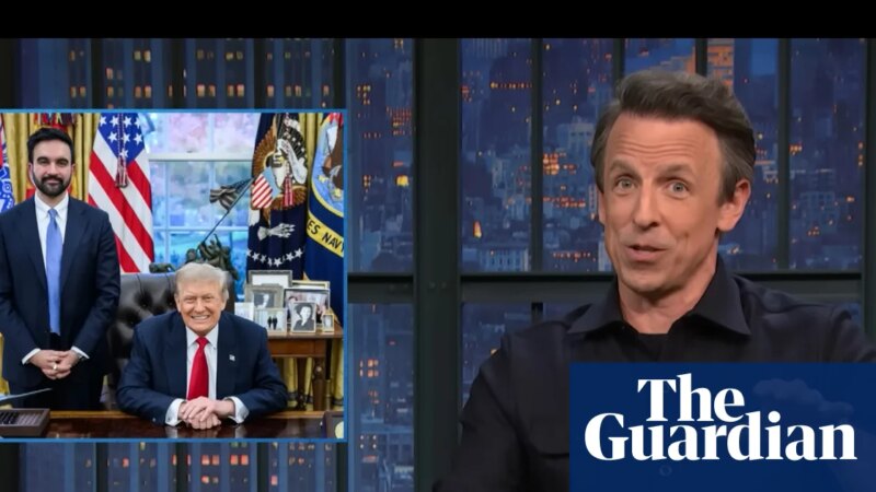 Seth Meyers on Trump’s meeting with Mamdani: ‘I’ve never seen Trump this smitten before’ | Late-night TV roundup