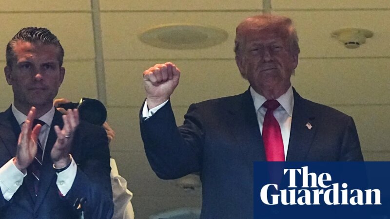 Trump booed at Commanders NFL game before calling plays from Fox broadcast booth | NFL