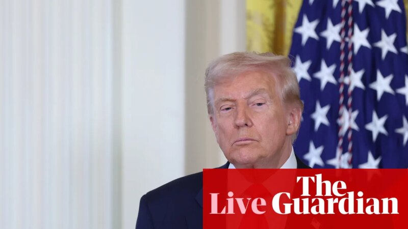 Trump claims he’s ‘not threatening death’ for Democrats but says ‘they’re in serious trouble’ as he prepares to meet Mamdani – US politics live | US news
