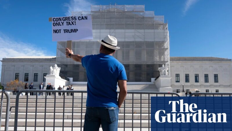 Trump news at a glance: supreme court examines president’s global tariffs | Trump administration