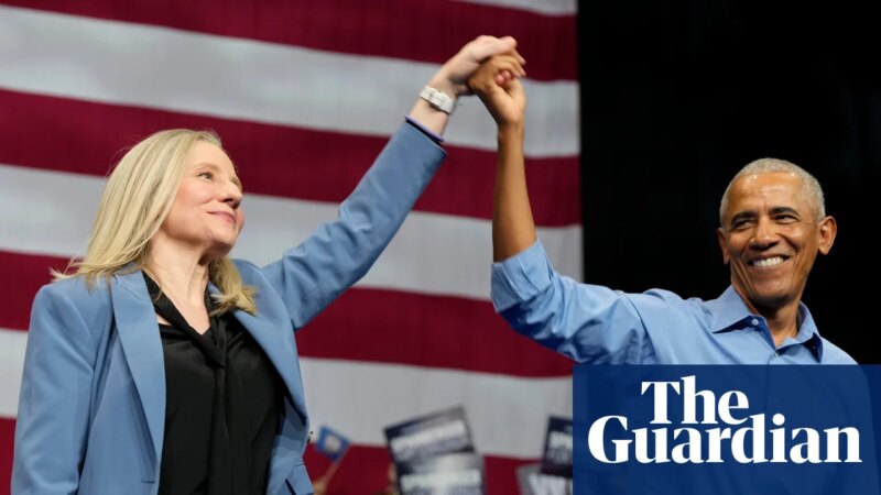 Obama criticizes Trump and Republican policy in stump speech for Abigail Spanberger | Barack Obama