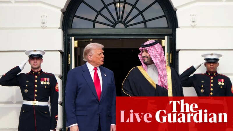Donald Trump welcomes Saudi crown prince Mohammed bin Salman to White House – live updates | Mohammed bin Salman