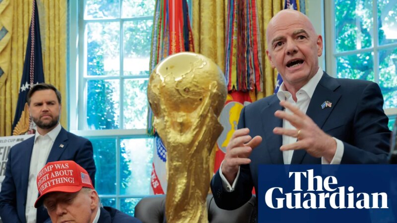 Trump ally Infantino to award first Fifa Peace Prize at World Cup draw in DC | World Cup 2026