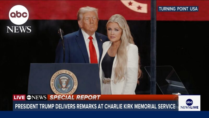FULL SPEECH: President Trump speaks at Charlie Kirk memorial service