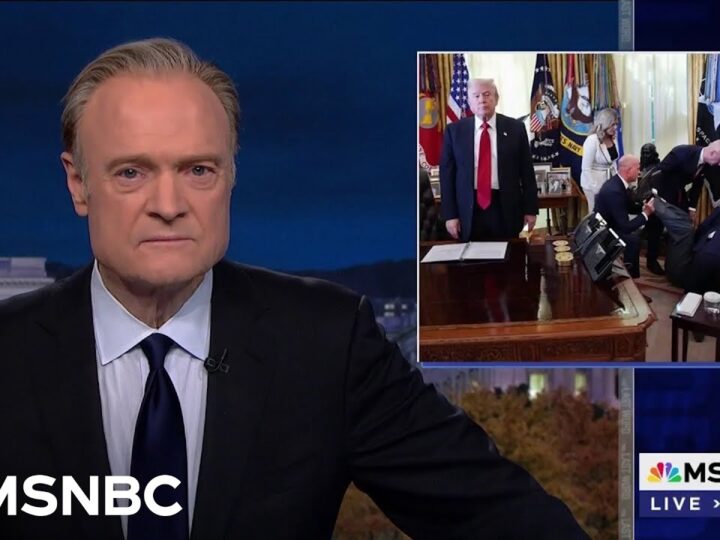 Lawrence: Trump looking away from a man in need should be the portrait for his second term