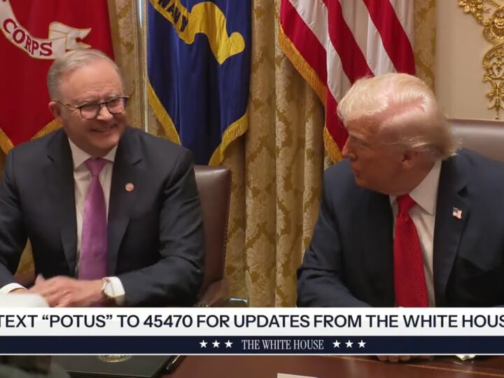 President Trump Participates in a Bilateral Lunch with the Prime Minister of Australia