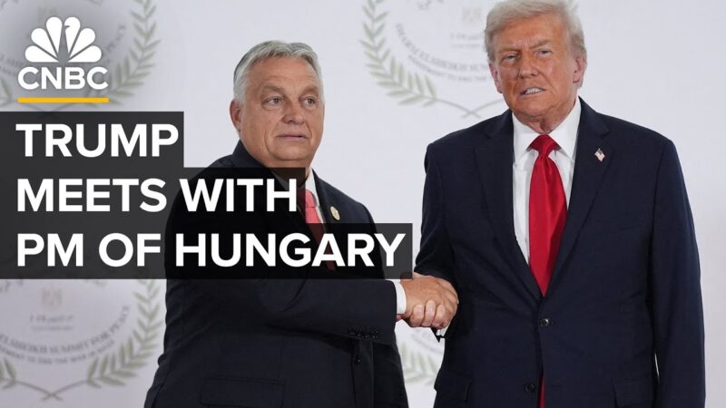 President Trump meets with Hungarian Prime Minister Viktor Orbán at the White House — 11/7/25