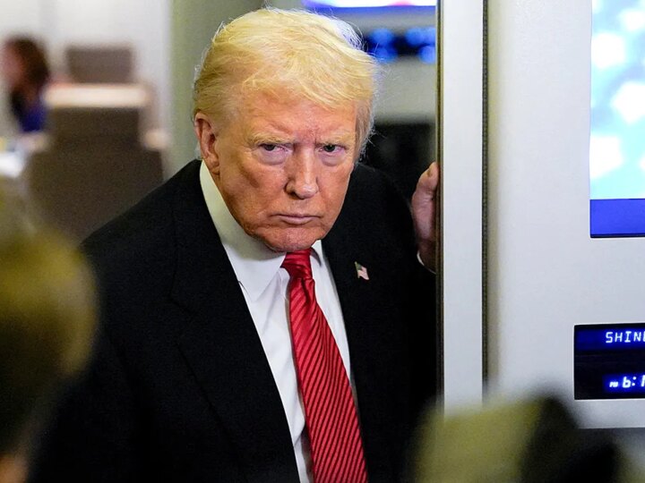 President Trump pressed on whether he told DOJ to target Comey, Bolton, James