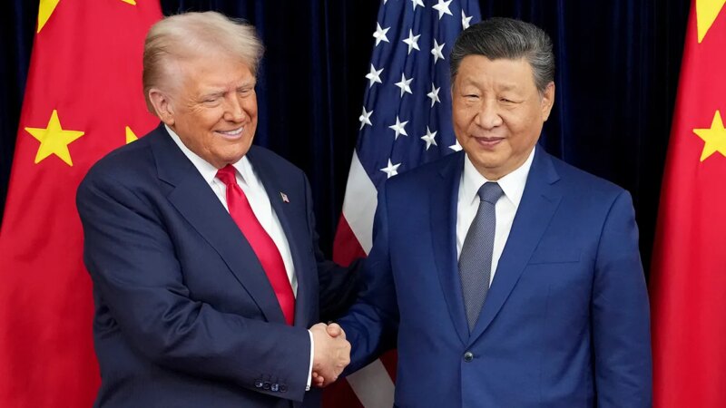 President Donald Trump speaks with China’s Xi Jinping