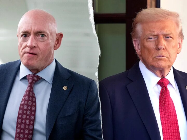 Mark Kelly invokes Charlie Kirk assassination amid Trump sedition remarks