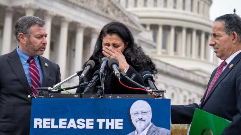 Khashoggi’s widow and Democrats demand release of call transcript with Trump and Saudi crown prince