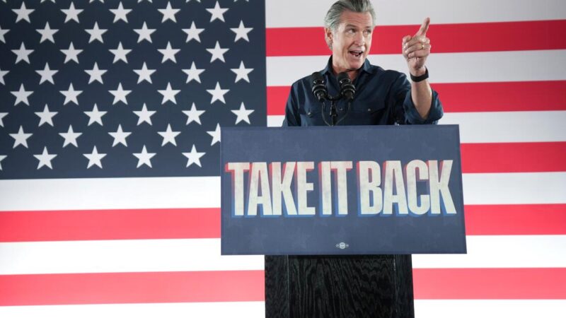 Newsom appears onstage at Texas rally to celebrate Prop. 50 victory, take swipes at Trump