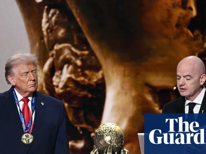 Trump wins his peace prize from Fifa – any chance of a VAR review? | Donald Trump