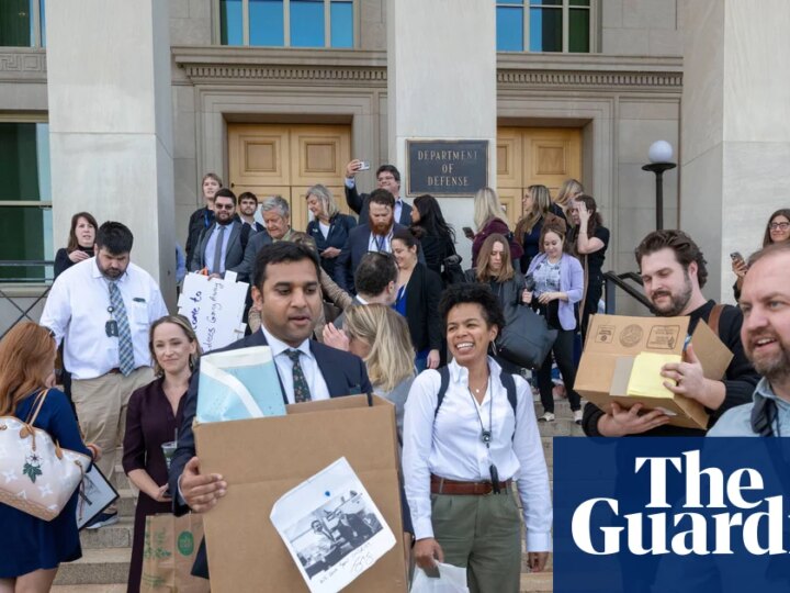 ‘Mouthpieces for Trump’: inside the rightwing takeover of the Pentagon press corps | Trump administration