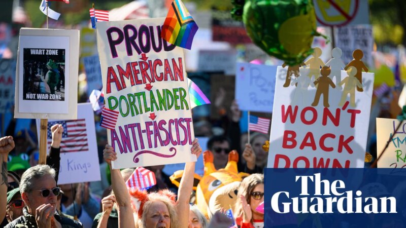 US civic health rating downgraded after year of ‘restrictive‘ Trump actions | US news