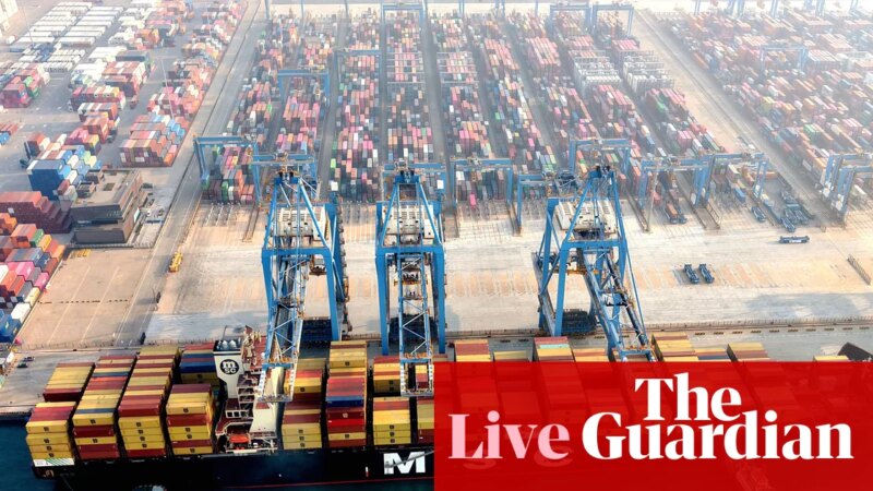 China’s trade surplus hits $1tn for first time despite Trump’s tariffs – business live | Business