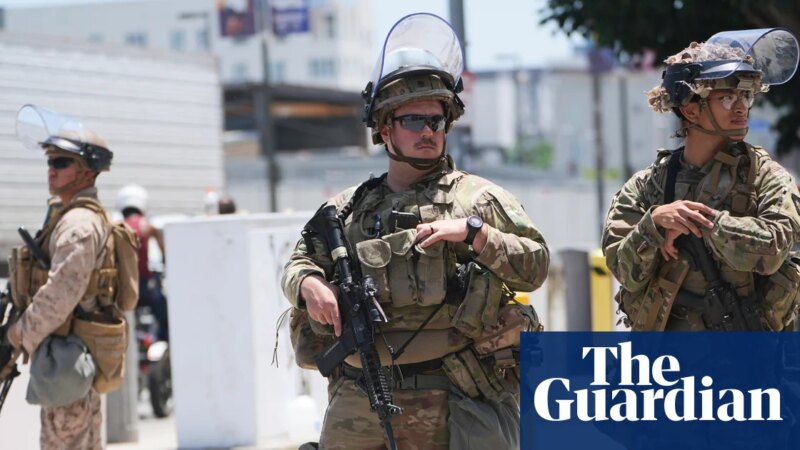 Judge challenges rationale for Trump’s control over national guard in California | California