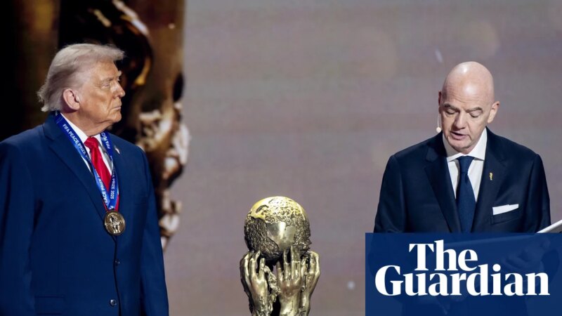 Trump continues to sow chaos and division after winning Fifa peace prize | Donald Trump