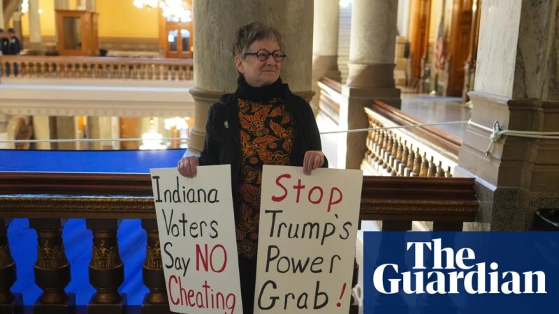 Indiana Republicans reject effort to redraw voting maps in rebuke to Trump | Indiana