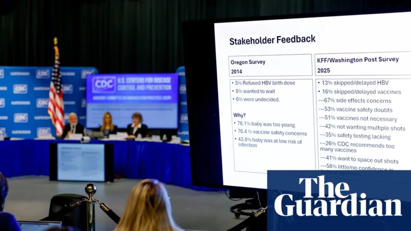 CDC advisers delay vote on restricting infant hepatitis B vaccinations in tense meeting | Trump administration