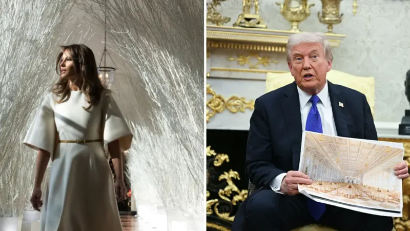 Melania Trump’s Christmas Decor Signals Shift in Trump White House