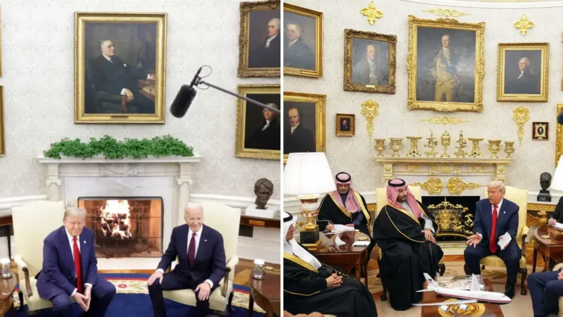 Before-and-After Photos Show Changes Trump’s White House Decor Changes
