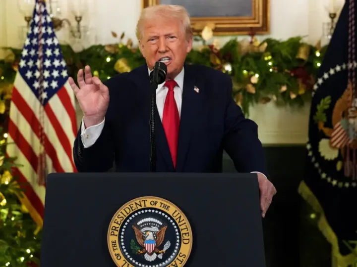 Trump Makes an Economic Address and Promises Bonuses to the Military