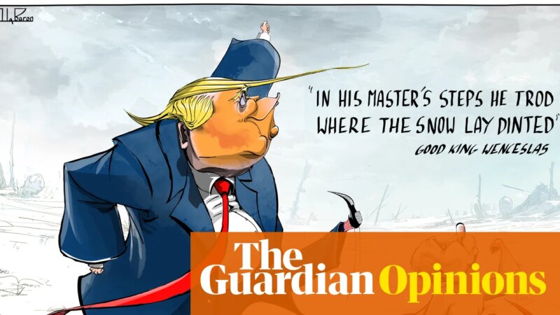 Ella Baron on Donald Trump following Putin’s lead this Christmas – cartoon