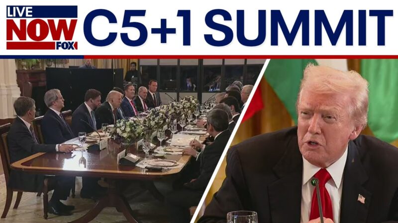 FULL: Trump hosts Central Asian leaders, takes questions on shutdown