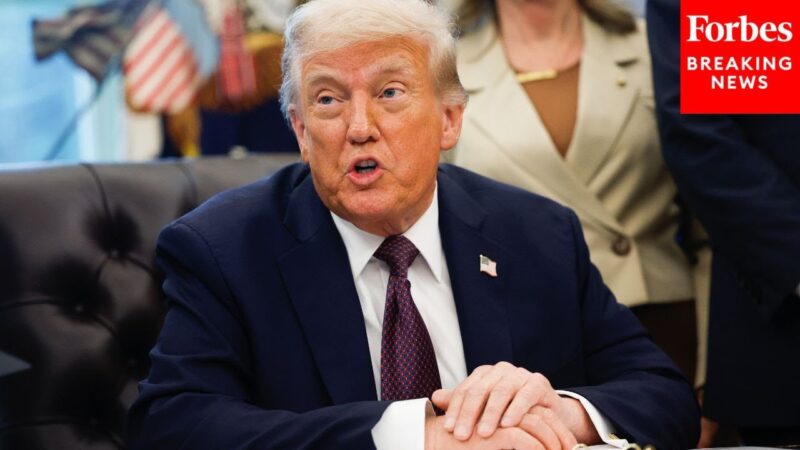 WATCH LIVE: President Trump Makes An Announcement From The Oval Office