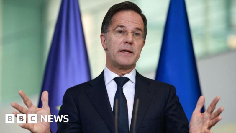 Trump is good news for Nato, Mark Rutte tells BBC