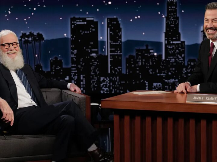 Letterman calls Kimmel ‘leader of the resistance’ against Trump