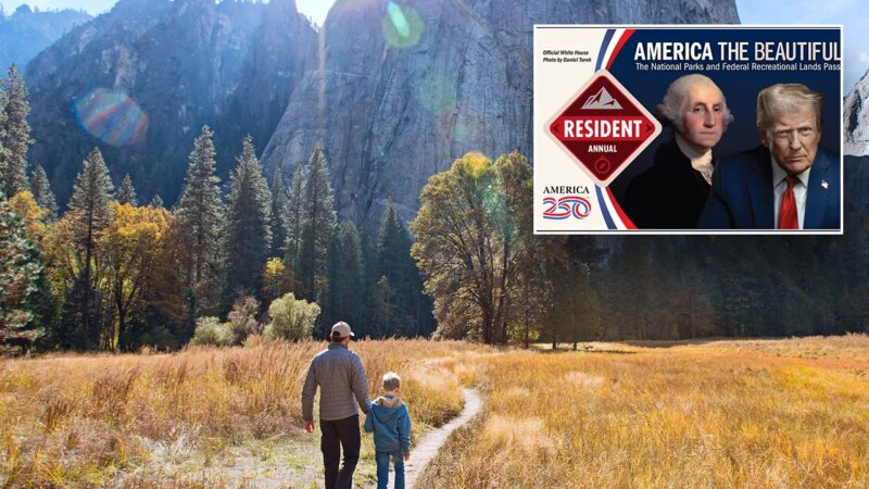 Lawsuit filed over Trump’s face replacing park photo on national pass