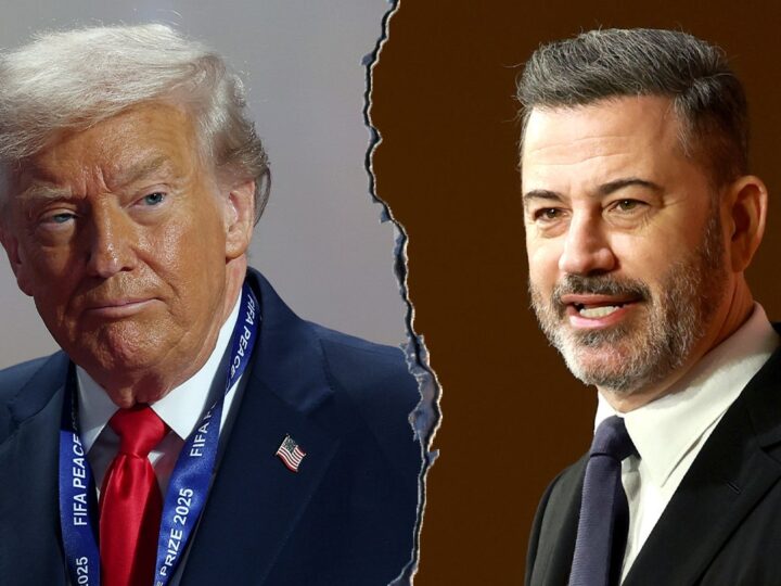 Trump swipes at Jimmy Kimmel while honoring Kennedy Center receipients