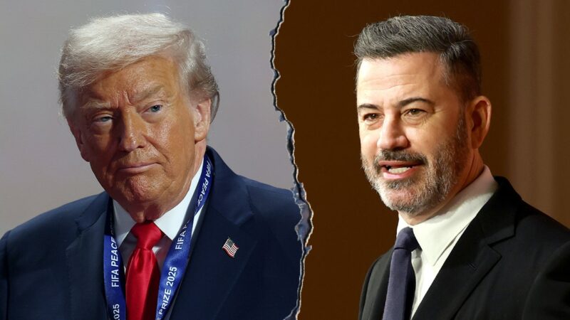 Trump swipes at Jimmy Kimmel while honoring Kennedy Center receipients