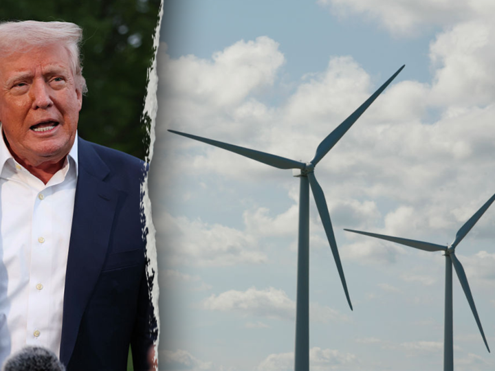 President Trump pauses offshore wind projects over national security risks